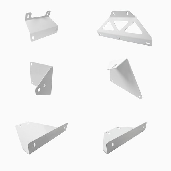 Weather Guard BULKHEAD ACCESSORIES For Mounting Shelves In Ram ProMaster City With Upper Rails Mounting Plates 975205-3-01 - main